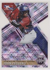 2019 Panini Elite Extra Edition Status Purple Die-Cut /125 John Peguero #191 uk2