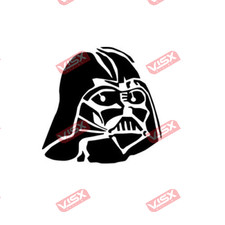 darth vader decal star wars sci-fi movie rebel empire sith bumper sticker car