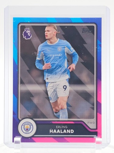 ERLING HAALAND 2026-27 TOPPS FLAGSHIP PL SOCCER BLUE VOLTAGE #188 CITY Q8130