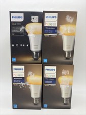 Philips Hue White Ambiance A19 Smart LED Bulb 10W/60W 461004 Lot Of 4 New