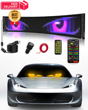 Devil Eyes Light for Windshield: 23.4"x4.7" Programmable LED 23.4"x4.7", Red