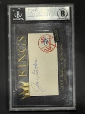 2018 Historic Autographs HA Kings 2 JOE GORDON Auto 12/18 BAS Authentic HOF