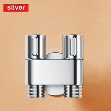 Zinc Alloy Angle Valve Wall Mount Toilet Bidet Sprayer Set Bathroom UK