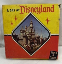 A Day At Disneyland Vintage Super 8MM Color Film Reel
