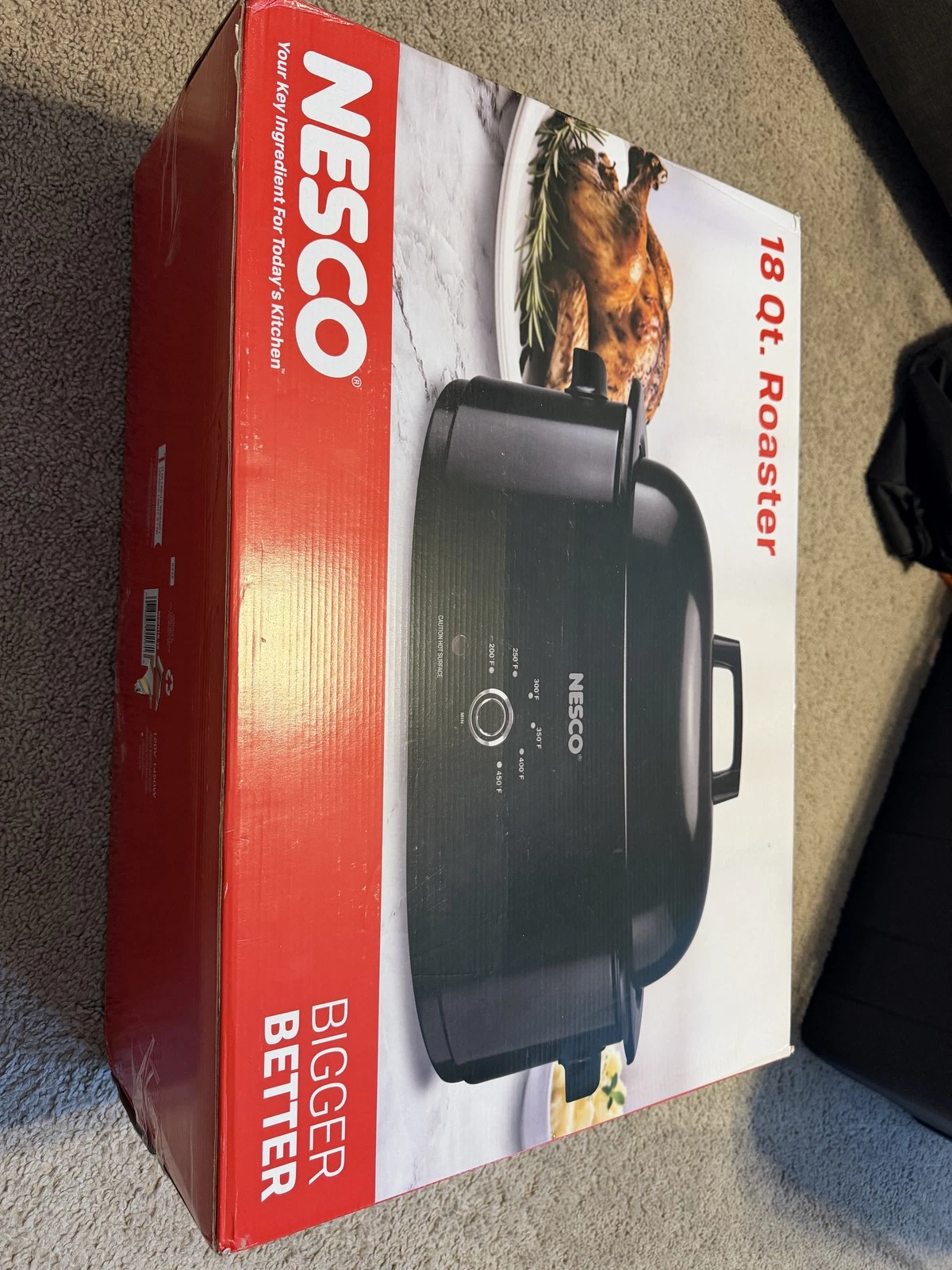 NESCO 18 Qt. Roaster Oven Black - New in Box