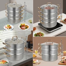 30cm-4/3Tier 28cm-4/3Tier Stainless Steel Ste...