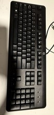 HP Wired USB Standard Black QWERTY English Full Size Plastic Computer Keyboard