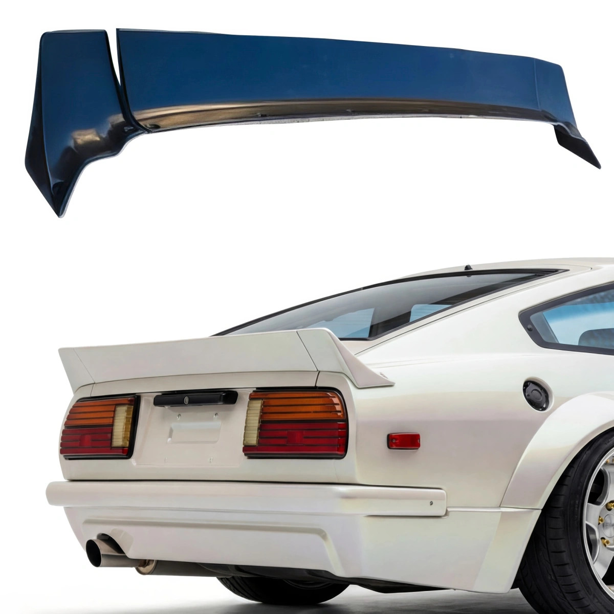 VSaero FRP TKYO Spoiler Wing 3pc (S130) 2 Seater for 280ZX Datsun
