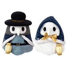 NWT Squishable Mini Squishable Frosty Plague Doctor Nurse Set Plush