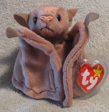Ty Beanie Baby Batty the Bat DOB October 29, 1996 MWMT Free Shipping