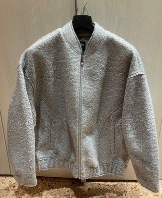 Zara Oversized Bouclé Bomberjacke Damen - NEU - Gr.M/L