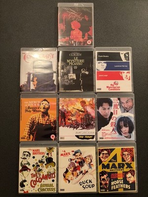 10 x Blu-ray Arrow Academy Films Video Lot Sammlung Altman Clouzot Frankenheimer