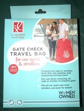 New Universal Gate Check Travel Bag for Car Seats and Strollers J.L. Childress