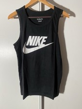 Nike Sportswear Futura Icon Tank Top Gym MEN'S Size S, Black/ White Logo NWT
