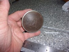 C1 Radiator Or Gas Cap For Marine With Ship On Old Bakelite