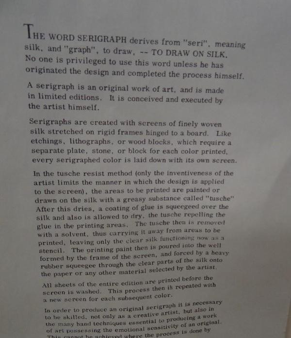 Dietrich Grunewald 51 X 38 Ethereal Daydream Floral On Canvas Serigraph MCM Vtg