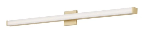 Maxim Spec 48" Linear Suspension - Gold, Champ, Gld Leaf 1-Light - Picture 1 of 4