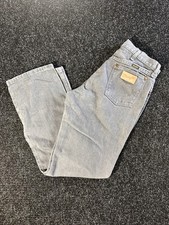 Mens wrangler cool grey jean 33x32 100 cotton made in mexico