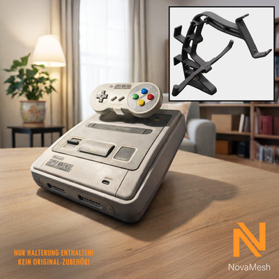 Display Ständer passend für Nintendo SNES | Halterung Aufsteller Halter Retro