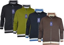 Zip Up Sweatshirt Fleece Funnel Neck Thin Jacket with Zip Pockets by Beebizco