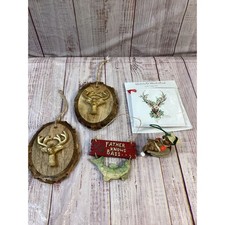 Lot of Christmas Tree Ornaments Hunting Deer ...