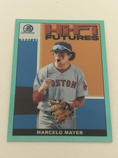 2022 Bowman Chrome Hi-Fi Futures Marcelo Mayer HIFI-1 Aqua Refractor /125