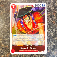 Bandai One Piece Card Game Kouzuki Oden OP17-007 Character Rare 8000 Power