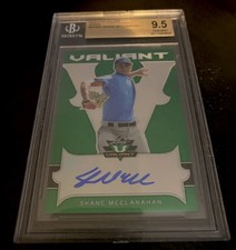 2018 Leaf Valiant Shane McClanahan Green AUTOGRAPHED Card #52/99
