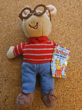 Vtg 1999 6 ARTHUR Limited Edition Plush PBS BEAN BAG Marc Brown Eden Toy Bk6