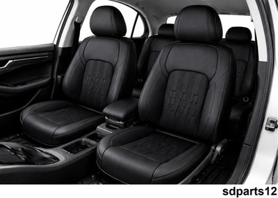 AUTONET Skoda Octavia Kamiq Karoq Komplett Sitzbezüge Set Similicuir Schwarz