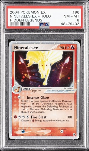 Ninetales ex graded PSA 8 for sale on eBay
