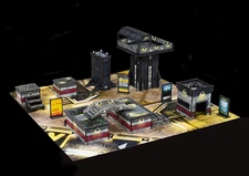 Halo Flashpoint Feet First Into Hell - New Mombasa Terrain Set & Playmat