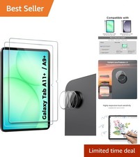 Bubble-Free Installation 2 Pack Screen Protectors for Galaxy Tab A11/A9 Plus 11"