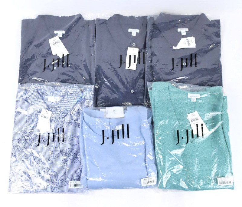 J. Jill Assorted Women's Blouses & Dresses - Various Colors And Sizes Lot of 6