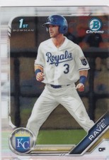 2019 Bowman Chrome #BDC-144 John Rave RC 1st Bowman Kansas City Royals