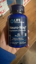 Life Extension Neuro-Mag Magnesium L-Threonate 90 Veg Capsules Brain Support