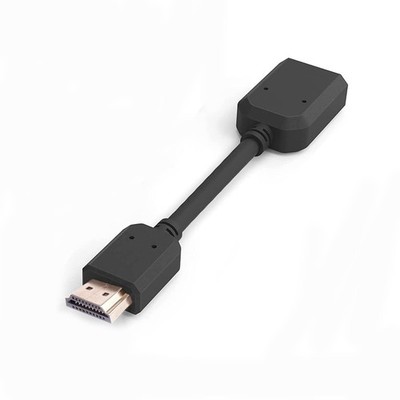 IFUFR HDMI Verlängerungskabel 12cm 4K Verlängerungsstecker auf 12cm, gold 