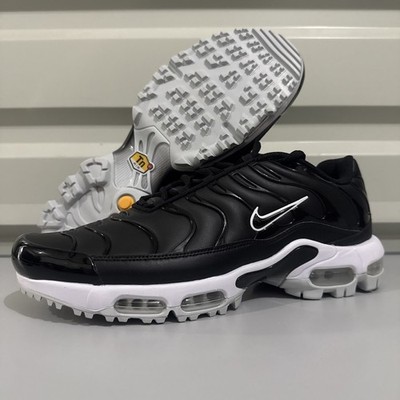 Nike Air Max Plus G Black Leather Golf Shoes Men s Size 10.5 (FZ4150-001) NEW