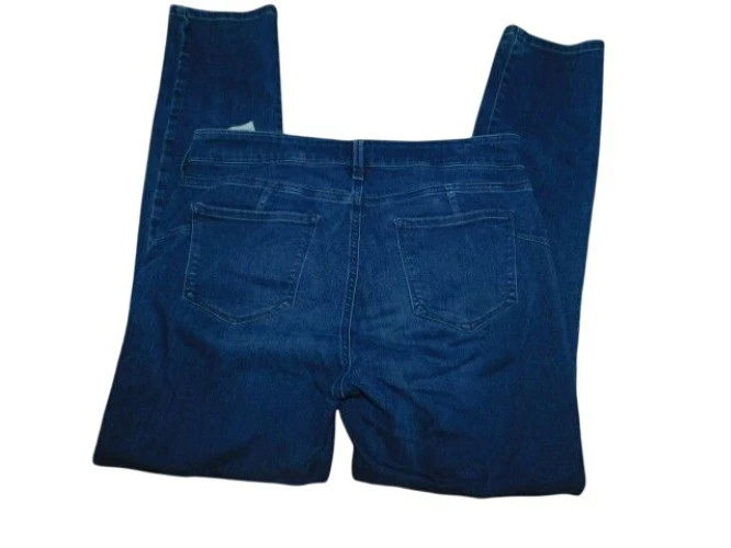 NYDJ Size 12 Alina Legging Slim Dark Wash STRETCH Denim Jeans - Image 2 of 2