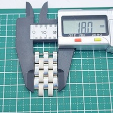 GUCCI Link 18mm SS for 5500XL Watch Band Mens Silver Genuine Bracelet