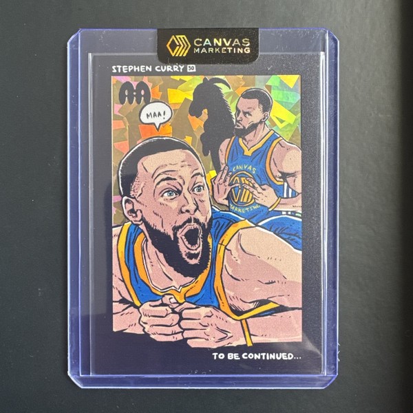 Lienzo Stephen Curry Marketing Oro/99 | 49 Puntos (9 Tres)