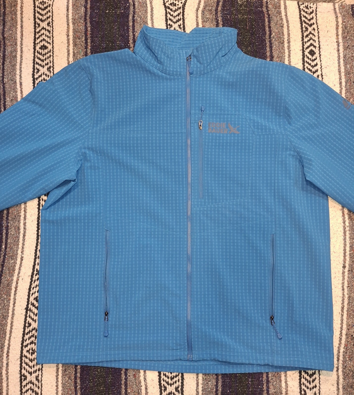 Eddie Bauer First Ascent Men's Blue XL Lightweight Full-Zip 