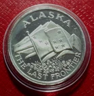 Alaska-The Last Fronter-Gateway To The North Round  1 Troy oz..999 Proof Silver