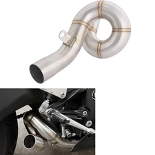Slip On Muffler Mid Exhaust Link Pipe for Kawasaki Ninja ZX6R ZX636 2009-2022
