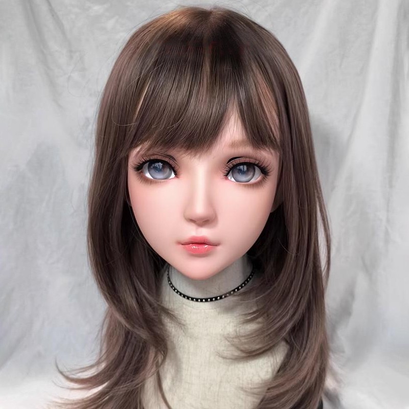 Kigurumi Cosplay Elf Mask Female Head Shell Animated Mask BJD Doll