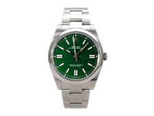 Rolex Oyster Perpetual 41 Ref. 124300 Zifferblatt Grün
