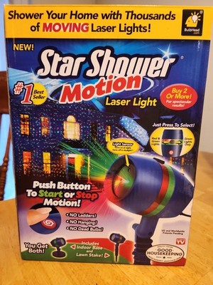 Star Shower Motion Laser Light BRAND NEW