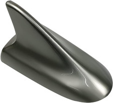 Auto Car Shark Fin Universal Roof Antenna Dummy Aerial for Decoration ONLY Gray