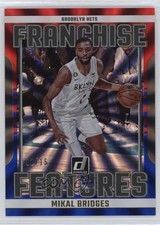 2023 Donruss Franchise Features Holo Red & Blue Laser 2/15 Mikal Bridges #2 0sx8