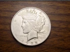 PEACE SILVER DOLLAR 1922 90% DOLLAR